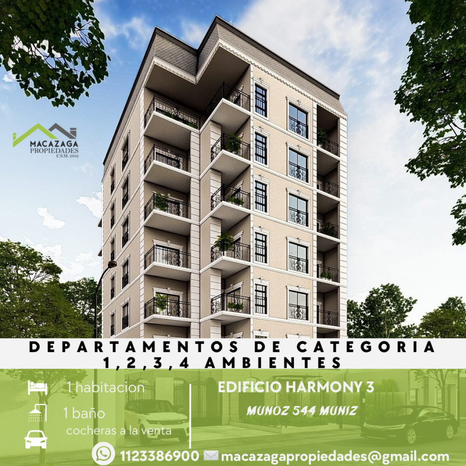 DEPARTAMENTO MONOAMBIENTE 