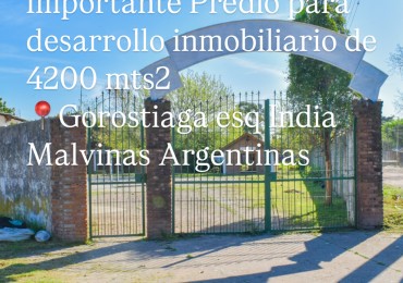 IMPORTANTE PREDIO PARA DESARROLLO INMOBILIARIO